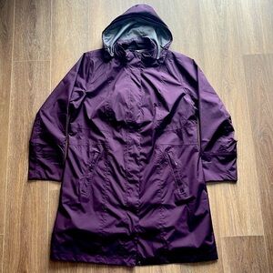 Eddie Bauer Long Purple Raincoat Size 1X